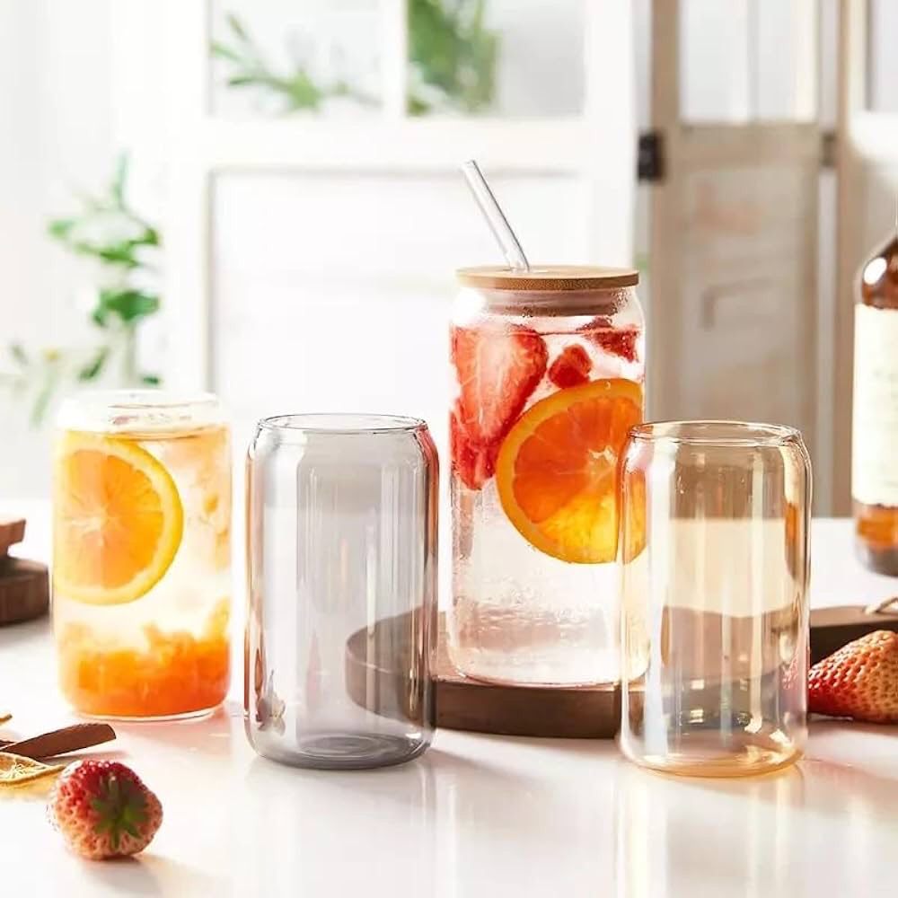 Round Glass Cup 550ml