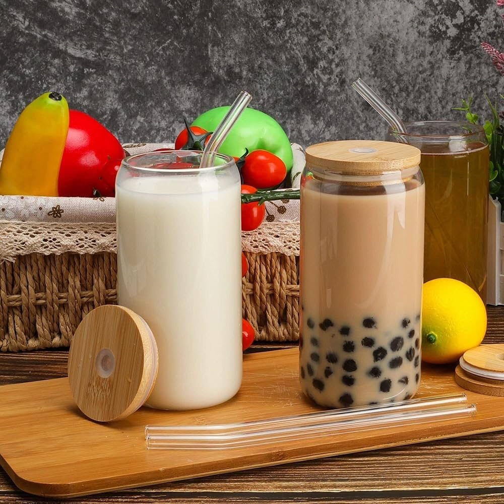 Round Glass Cup 550ml