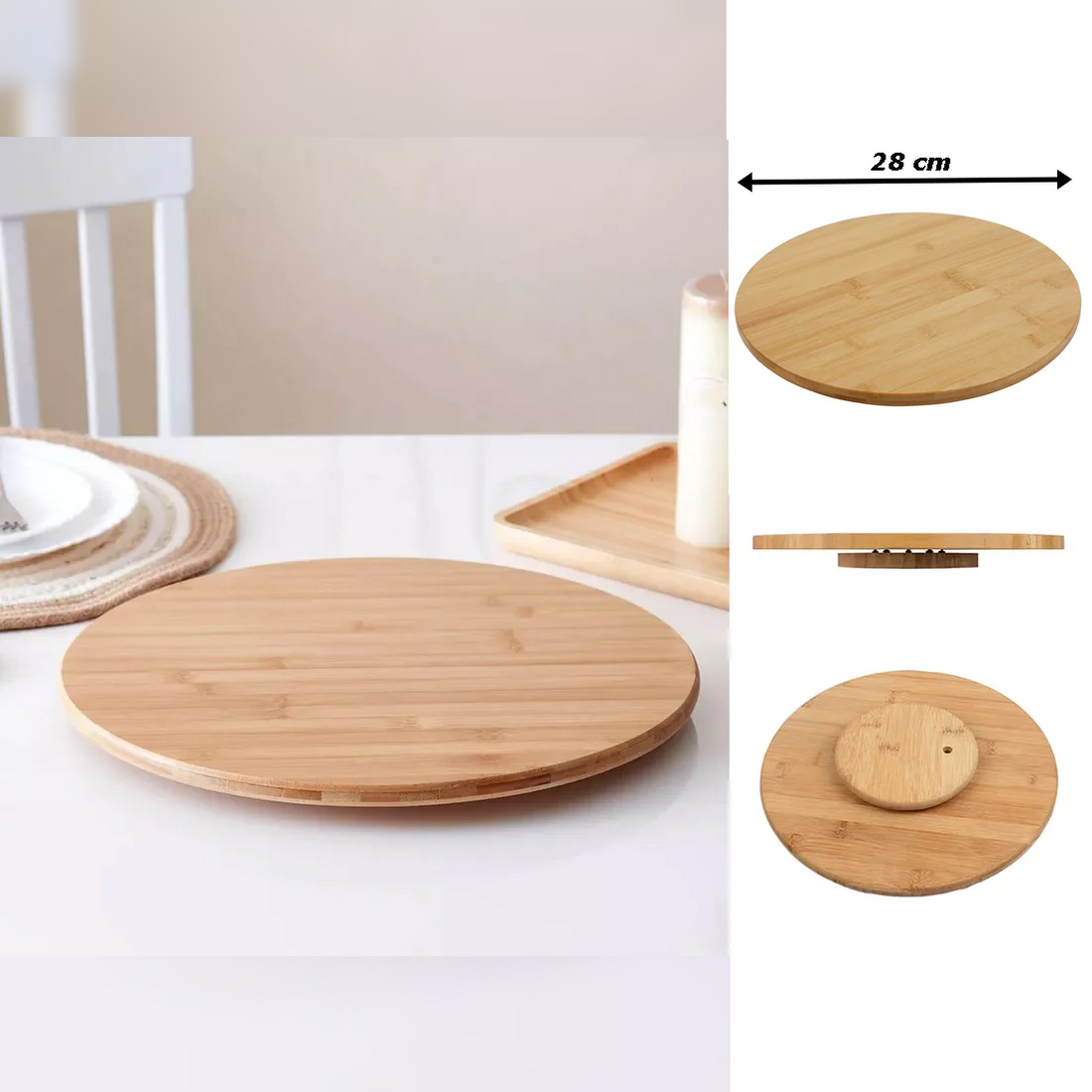 Bamboo Lazy Susan