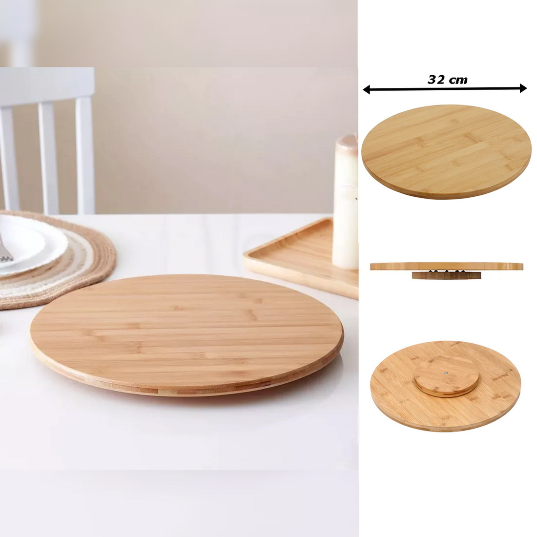 Bamboo Lazy Susan