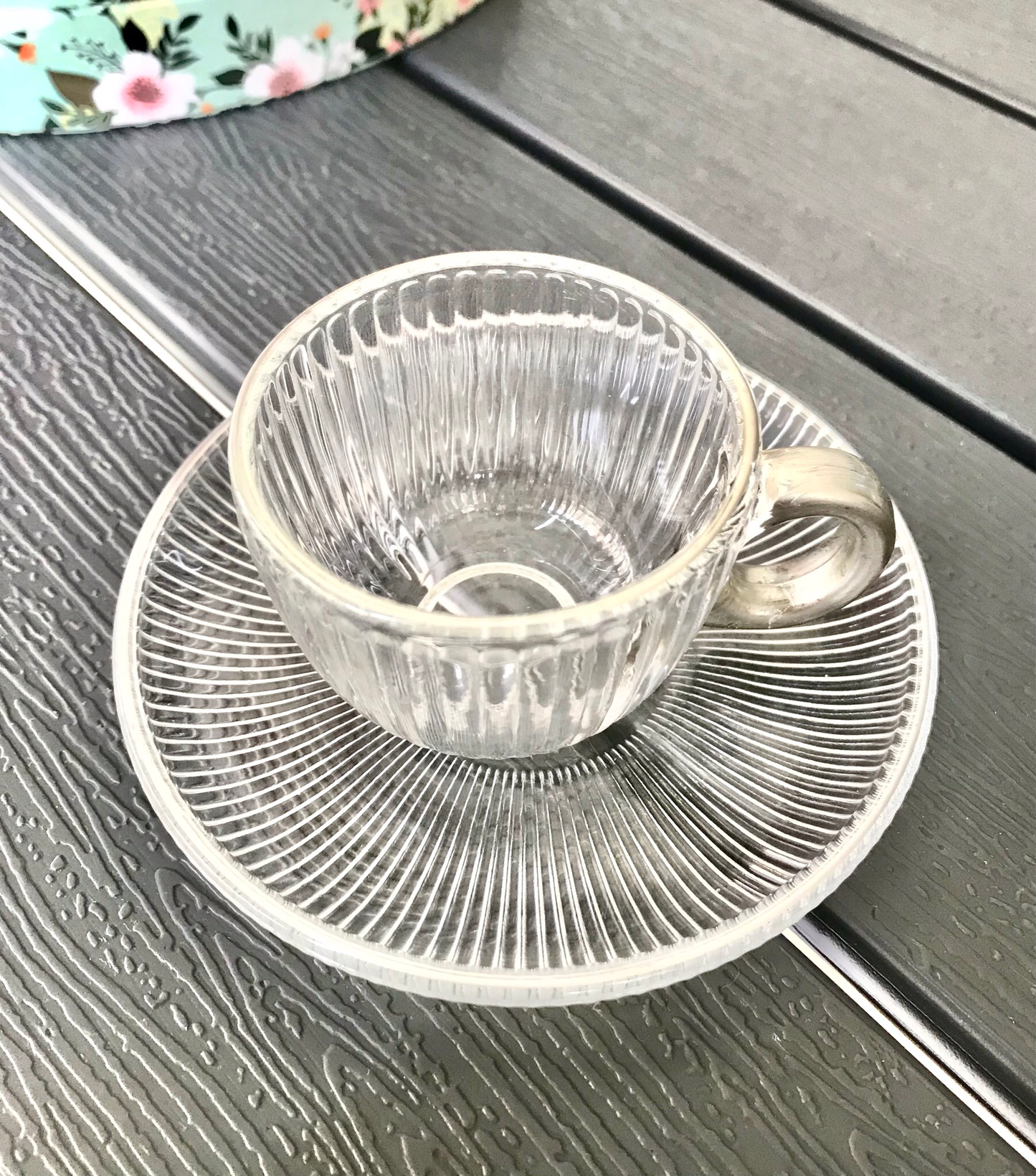 Glass Coffee Cups With Saucers