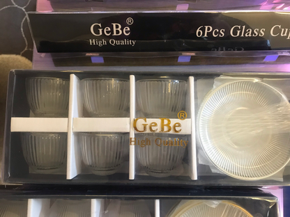 Glass Coffee Cups With Saucers