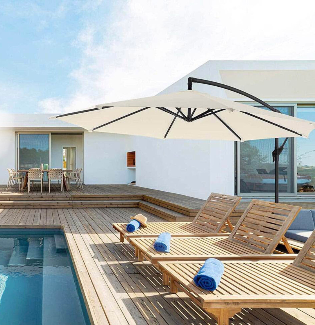Hanging Parasol (Off-White)