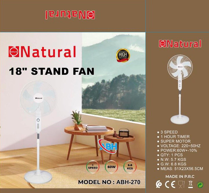 18” Stand Fan (ABH-270)