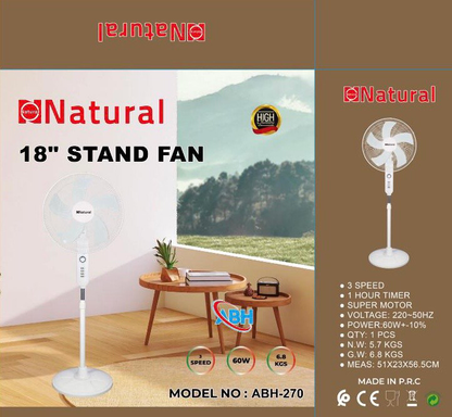 18” Stand Fan (ABH-270)