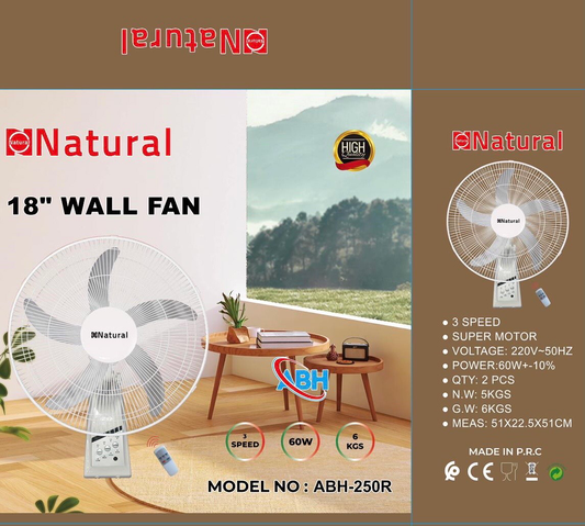 18” Wall Fan (ABH-250R)