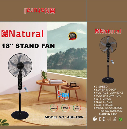 18” Stand Fan (ABH-130R)