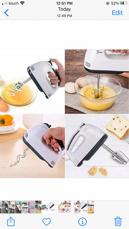 Electric Hand Mixer
