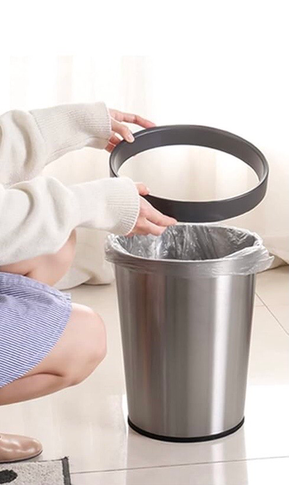 Stainless Dustbin 12L