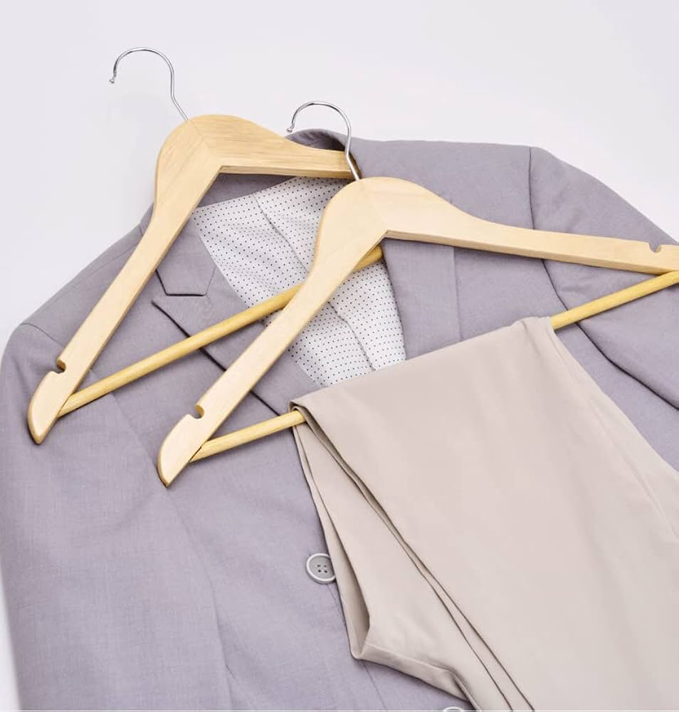3-Pcs Wooden Hangers