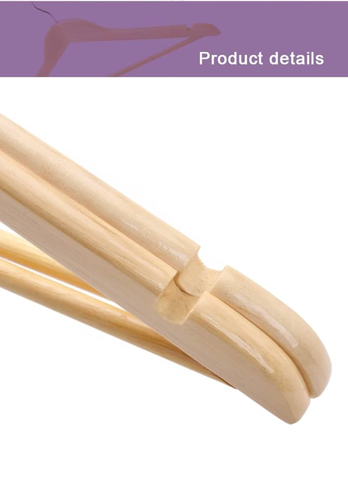 3-Pcs Wooden Hangers