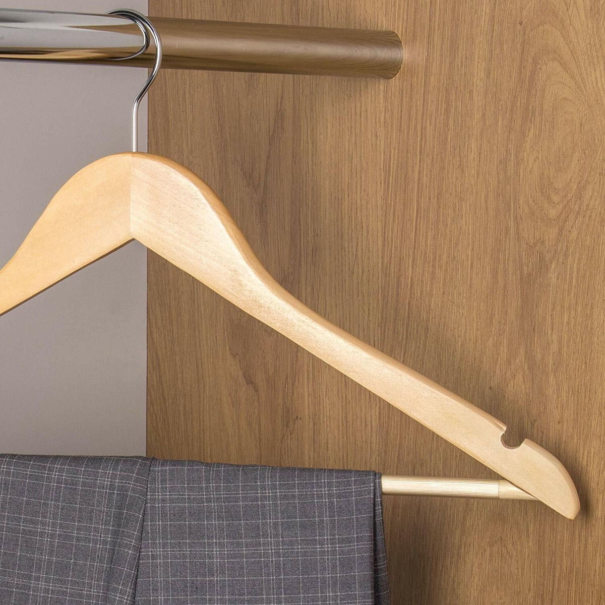 3-Pcs Wooden Hangers