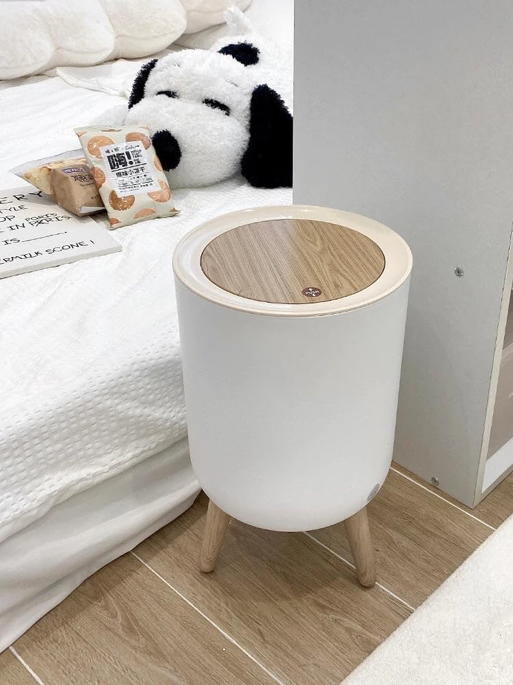 Push Up Lid Trashbin (Round)