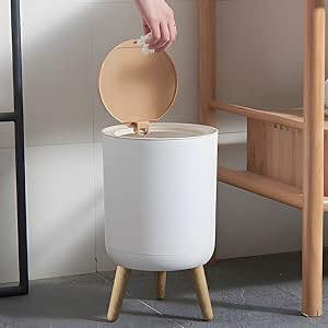 Push Up Lid Trashbin (Round)