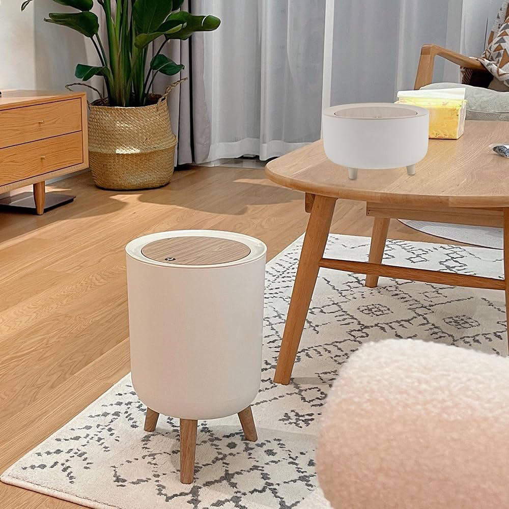 Push Up Lid Trashbin (Round)