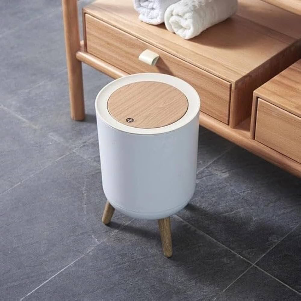 Push Up Lid Trashbin (Round)