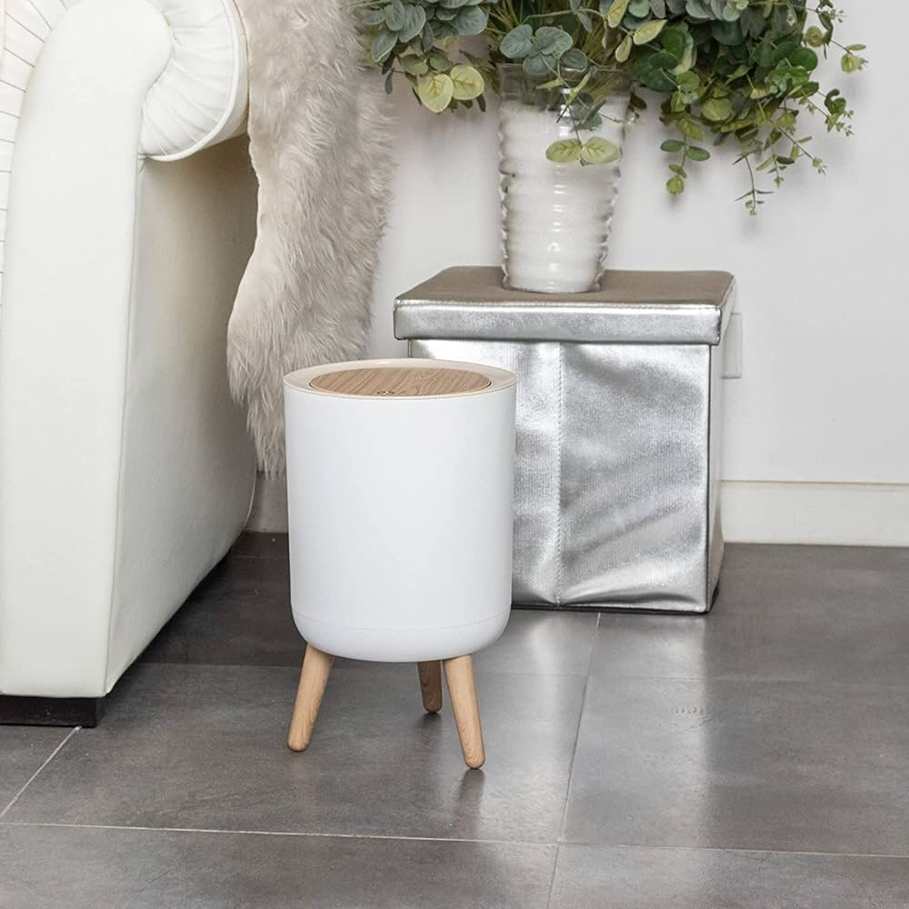 Push Up Lid Trashbin (Round)