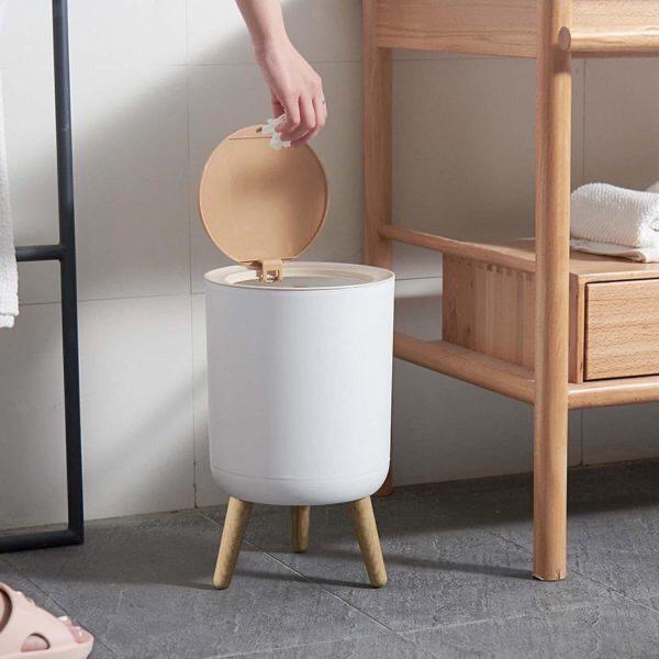 Push Up Lid Trashbin (Round)
