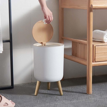 Push Up Lid Trashbin (Round)