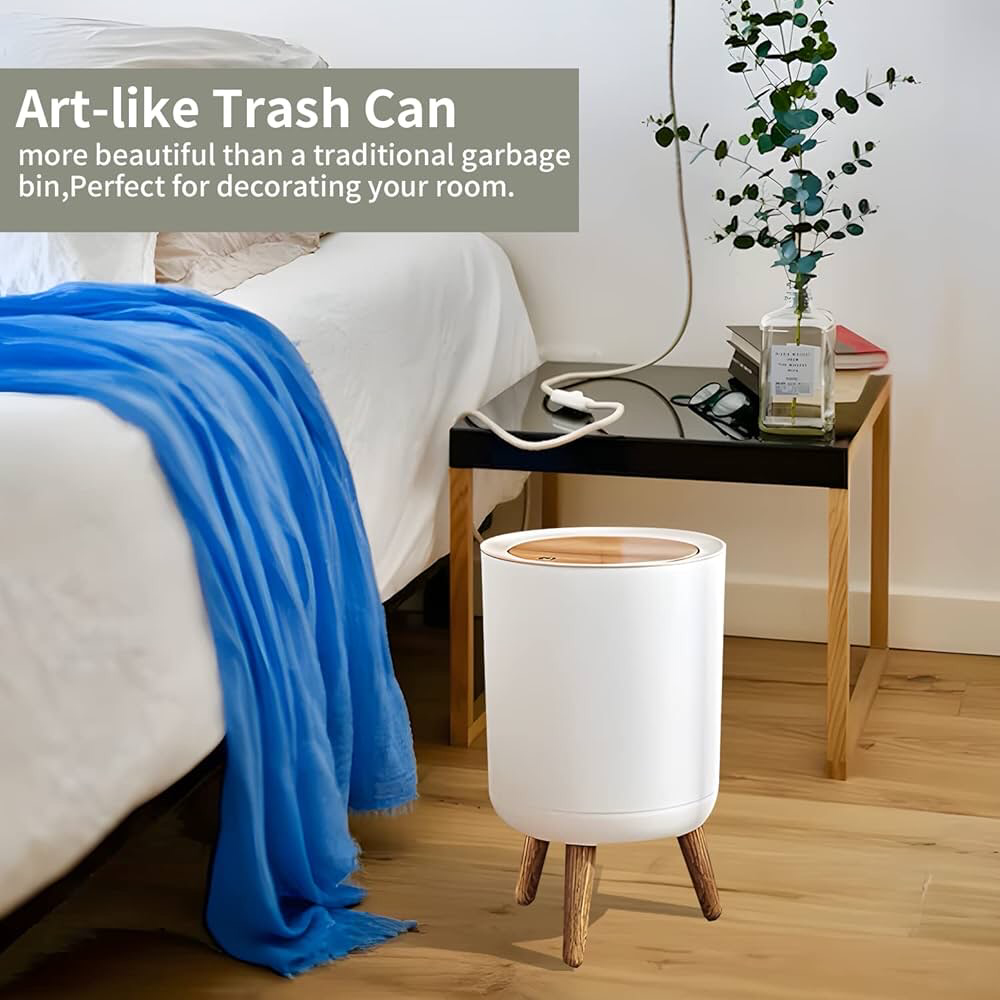 Push Up Lid Trashbin (Round)