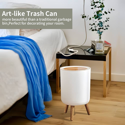 Push Up Lid Trashbin (Round)