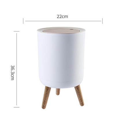 Push Up Lid Trashbin (Round)