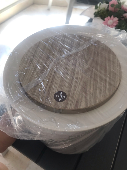 Push Up Lid Trashbin (Round)