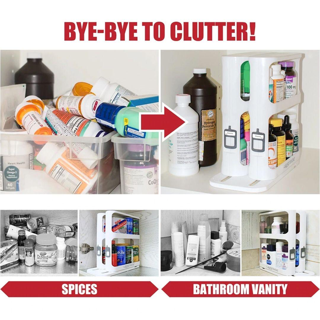 Pull-Type Spice Rack