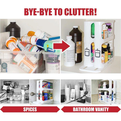 Pull-Type Spice Rack