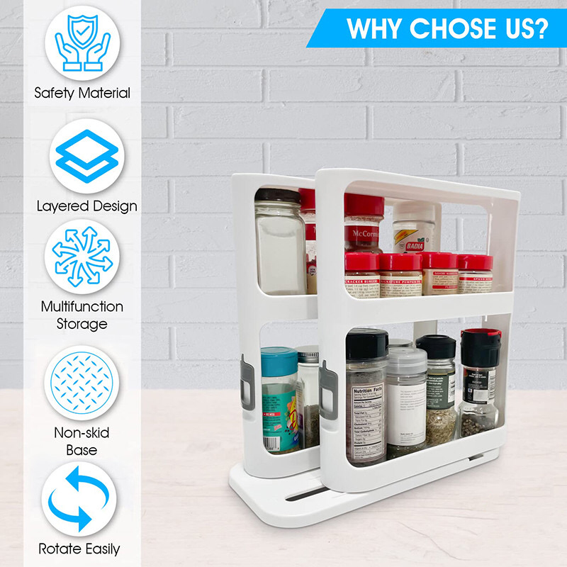 Pull-Type Spice Rack