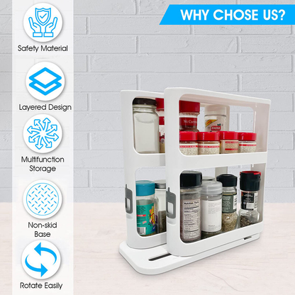 Pull-Type Spice Rack