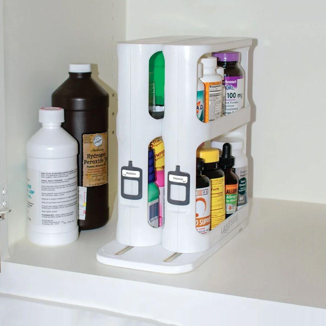 Pull-Type Spice Rack