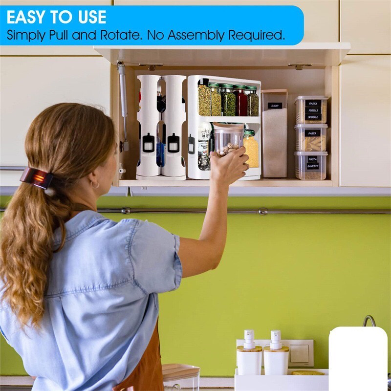 Pull-Type Spice Rack