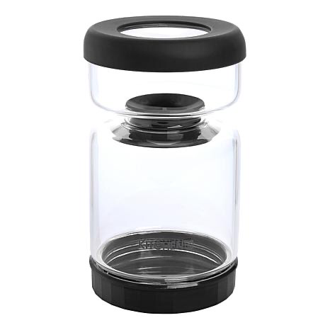 Olive Glass Flip Jar (1140ml)