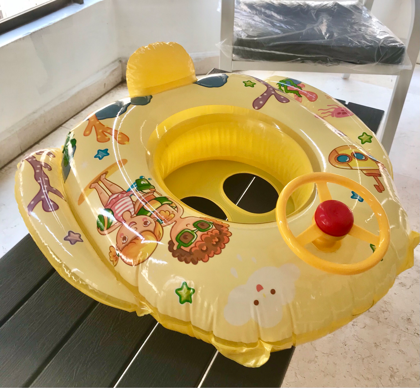 Ride-On Inflatable Ring