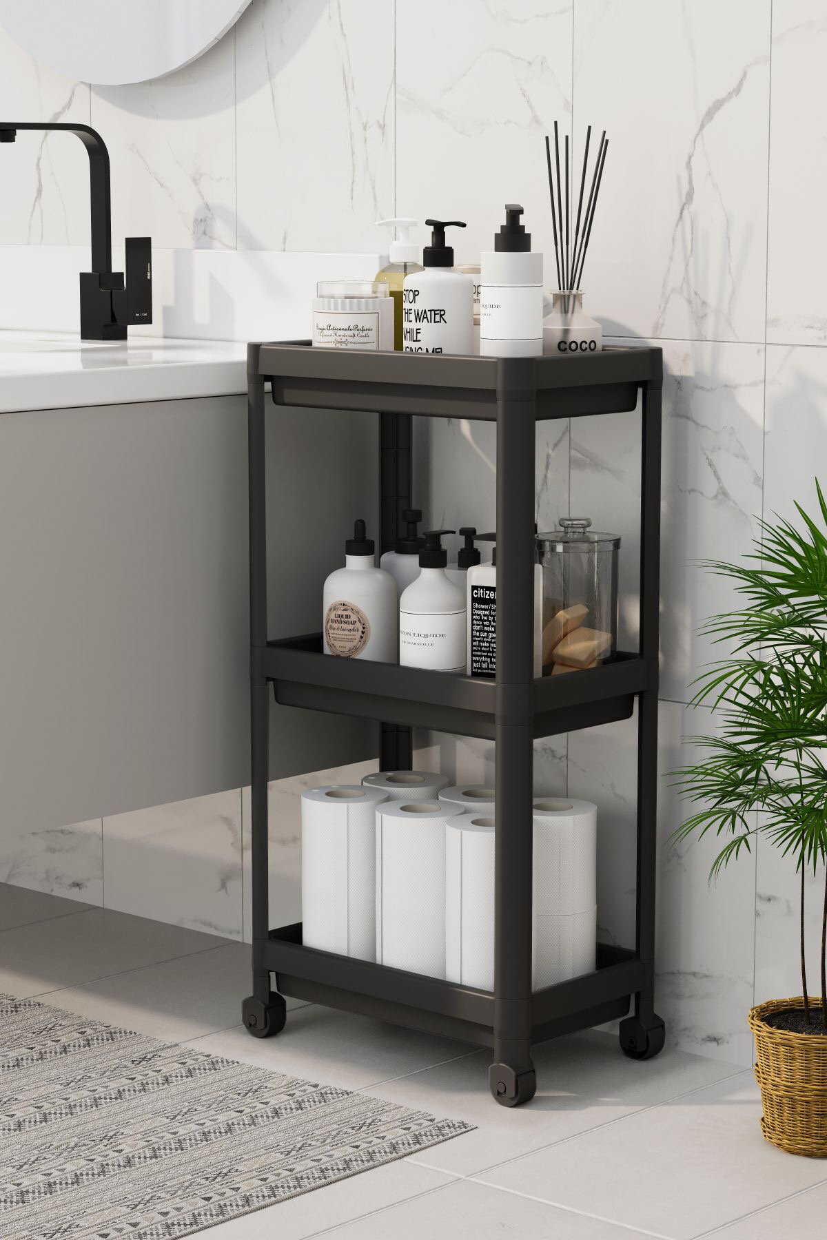 3-Tier Shelving Unit (OM-0626)