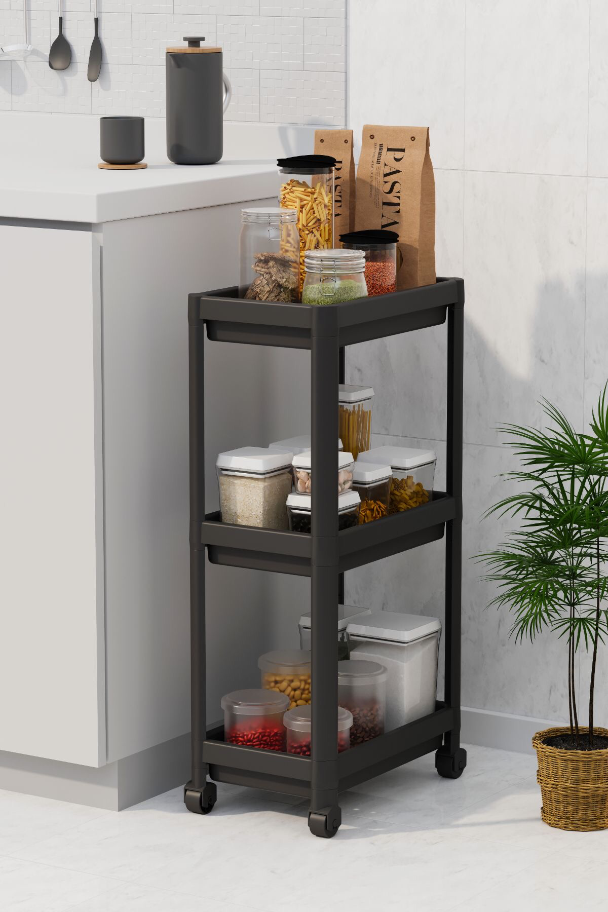 3-Tier Shelving Unit (OM-0626)