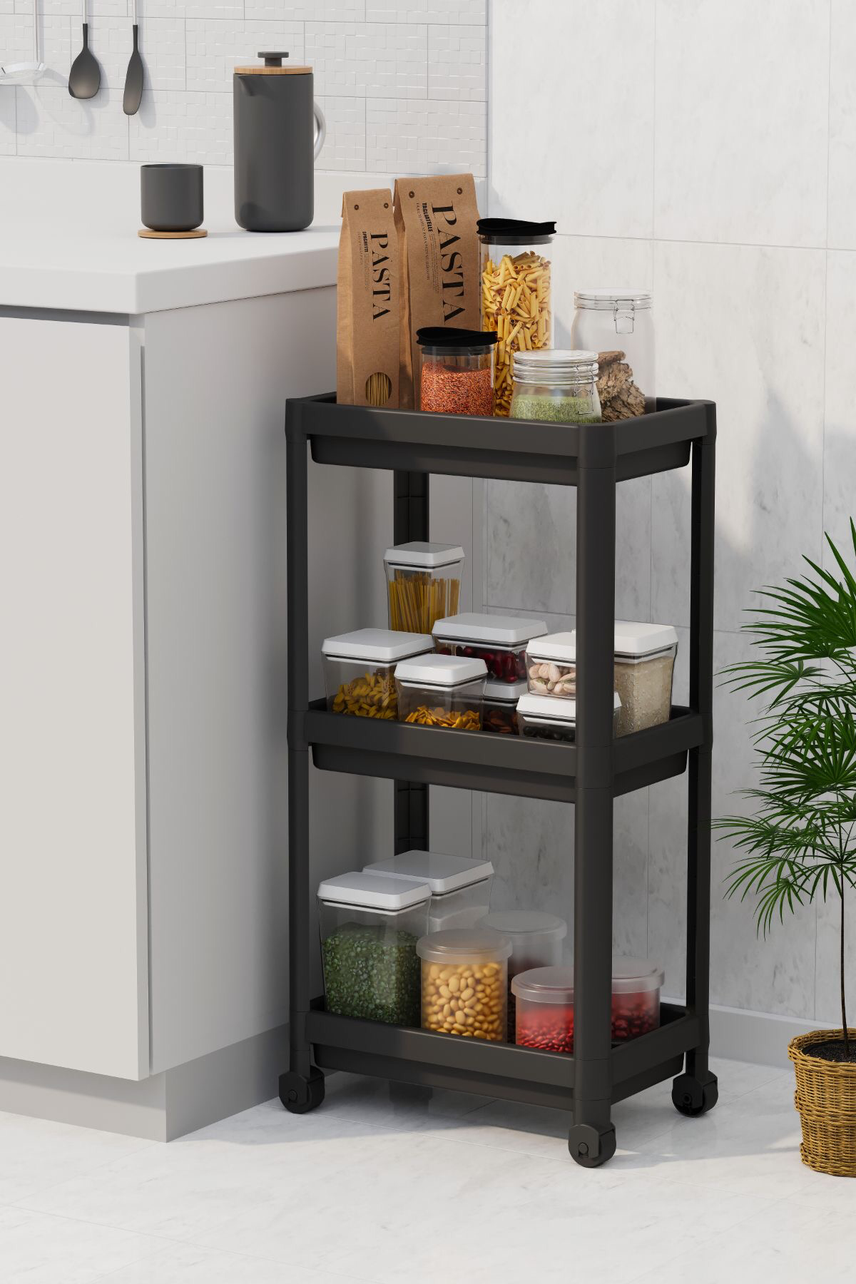3-Tier Shelving Unit (OM-0626)