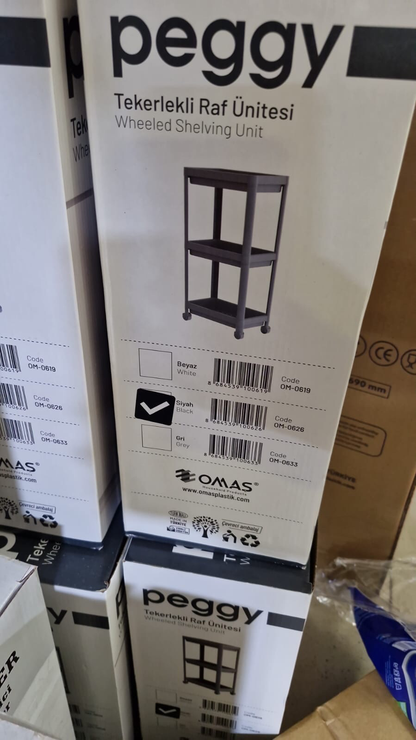 3-Tier Shelving Unit (OM-0626)