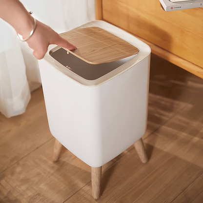 Push Up Lid Trashbin (Square)