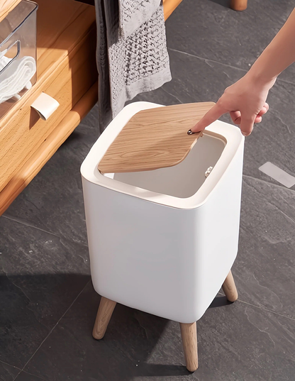 Push Up Lid Trashbin (Square)