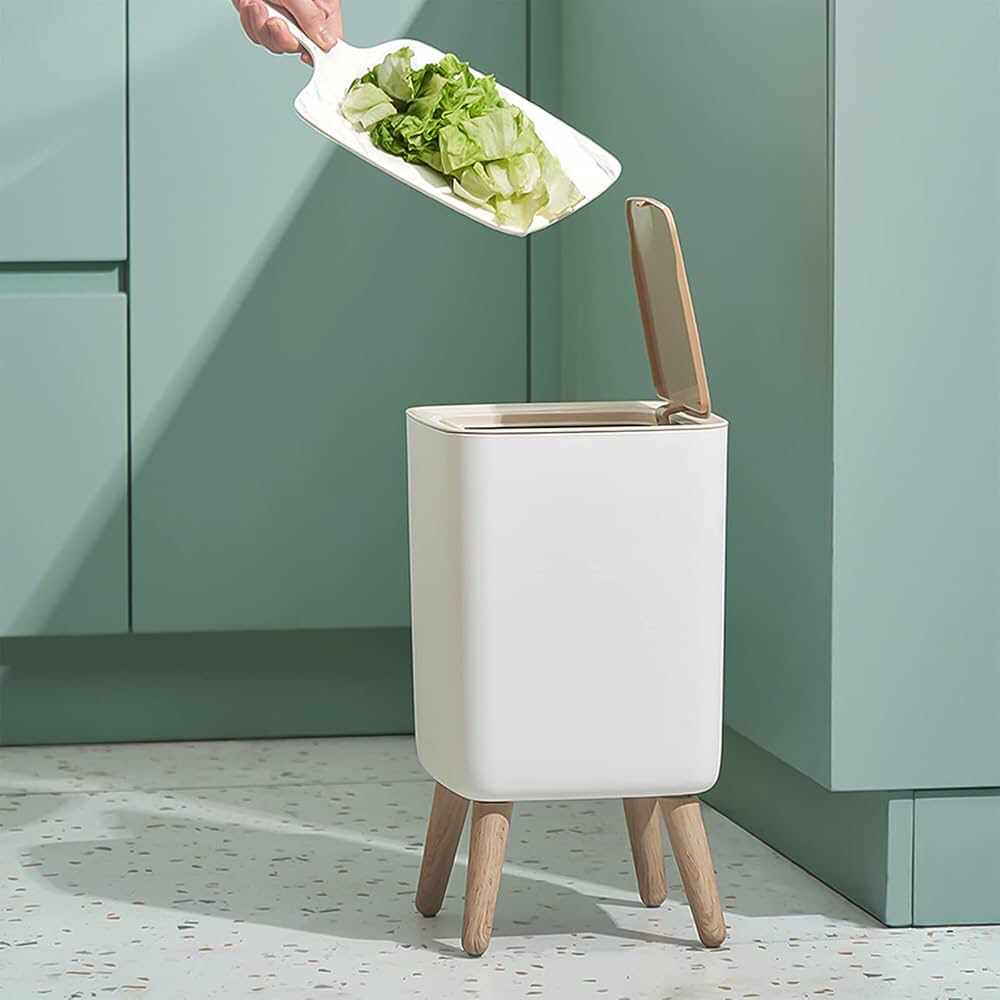 Push Up Lid Trashbin (Square)