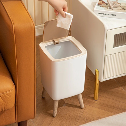 Push Up Lid Trashbin (Square)