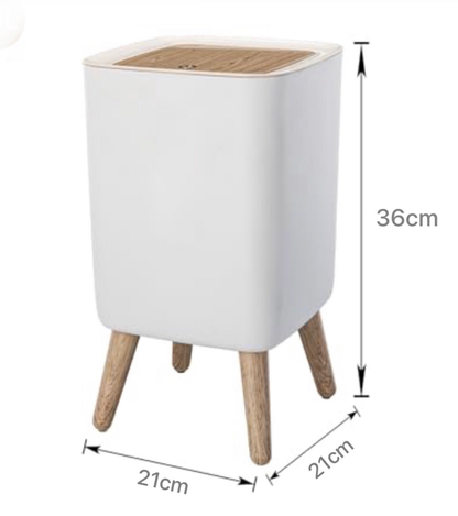Push Up Lid Trashbin (Square)