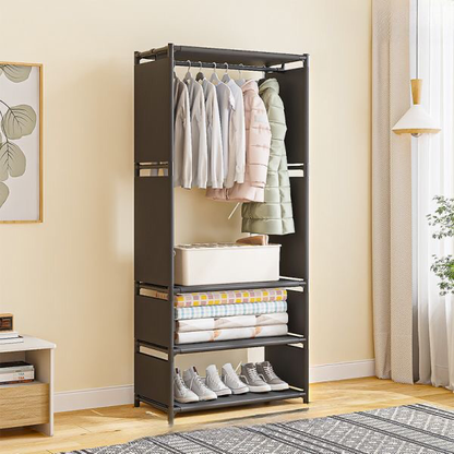 Coat Rack With Shelves