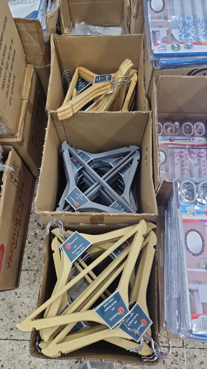 3-Pcs Wooden Hangers