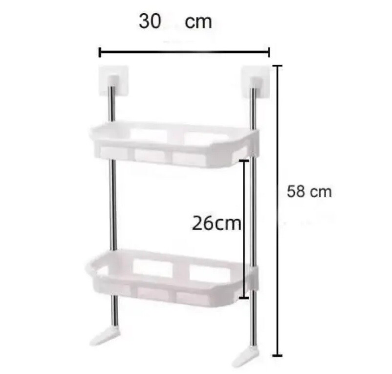 Over-The-Toilet Rack (2-Tier)