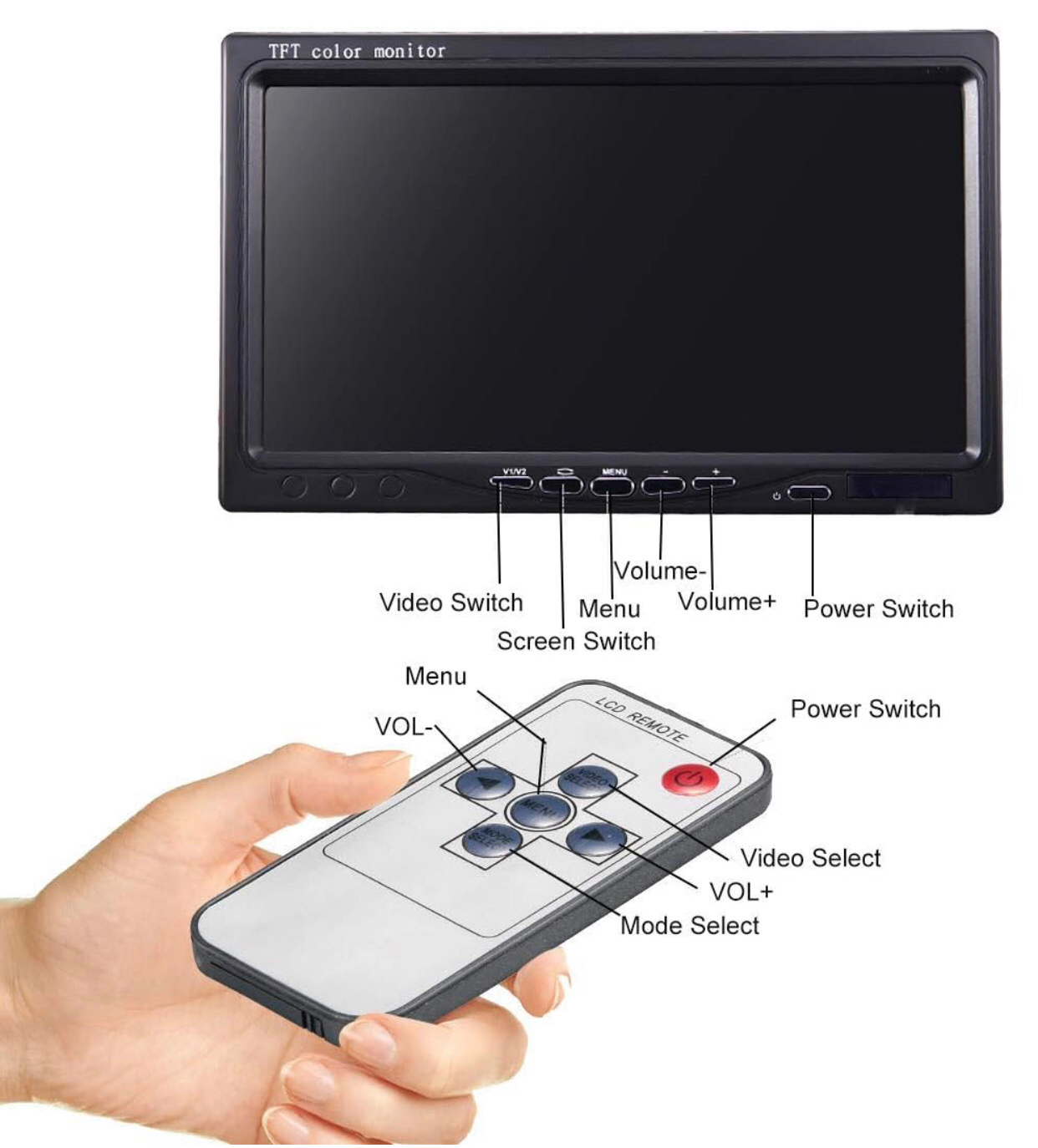 7” Display Monitor
