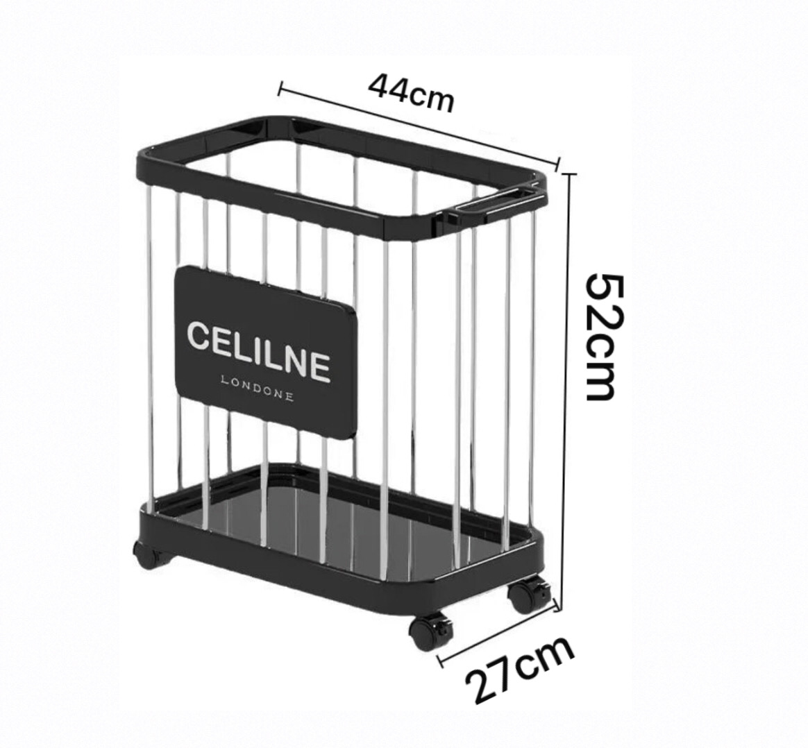 Laundry Cart - Black (12557-14)