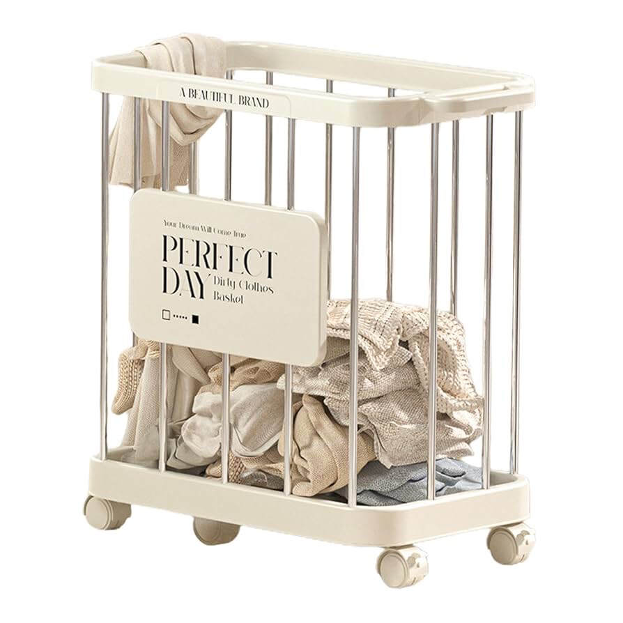 Laundry Cart - Beige (12557-13)